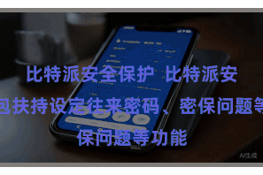 比特派安全保护 比特派安全钱包扶持设定往来密码、密保问题等功能